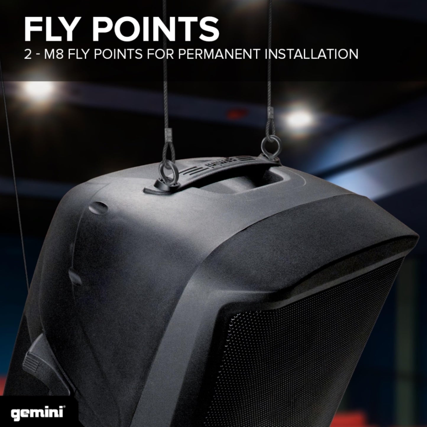Gemini 2000W Bluetooth PA Speaker w/Stand – 15” DJ Loudspeaker System with LED Lights, USB/SD/FM, Wireless Stereo Pairing, Mic, EQ, Remote & Pro Audio Inputs – Portable Party Sound (AS-2115BT-LT-PK)