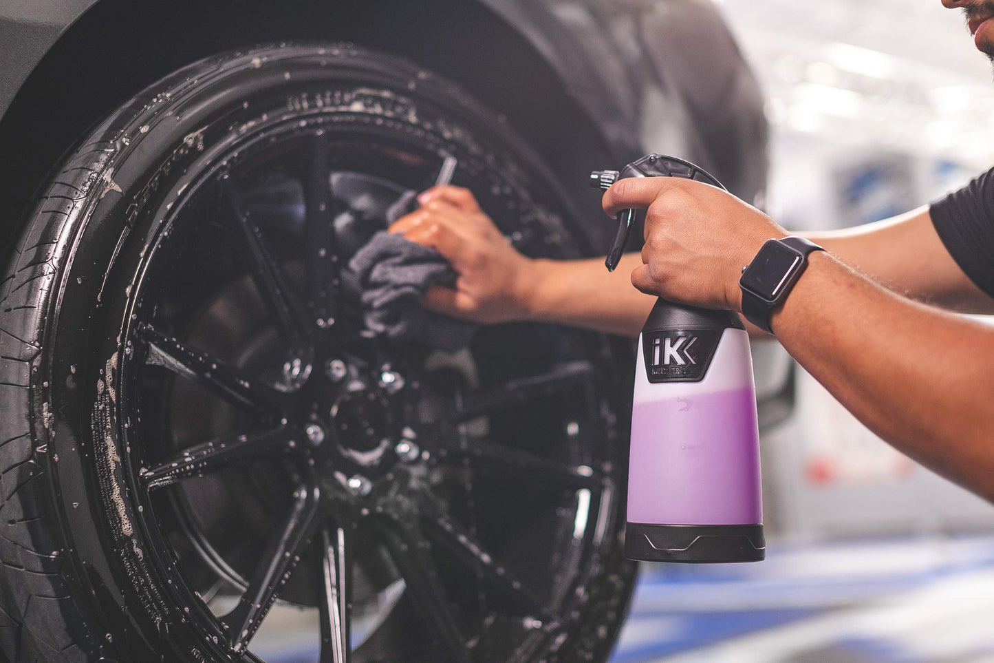 iK Goizper - Multi TR 1 Trigger Sprayer - Acid and Chemical Resistant, Commercial Grade, Adjustable Nozzle, Perfect for Automotive Detailing and Cleaning (Case of 12)