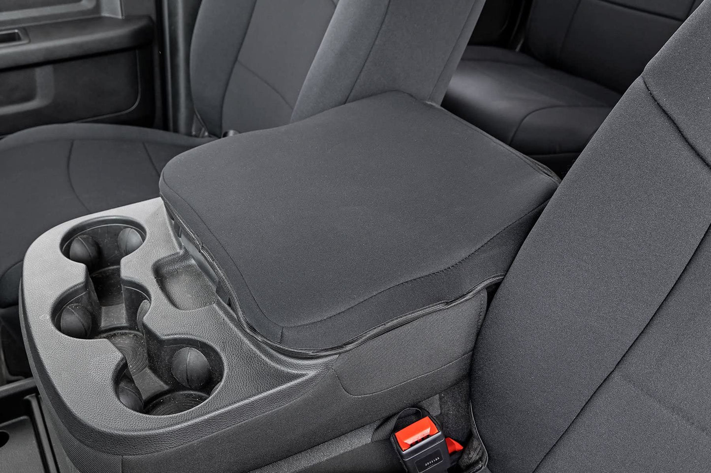 Rough Country Neoprene Seat Covers for Dodge Ram (2019-2024) - UV & Water Resistant, Foam Padded Truck Seat Covers - Full Set