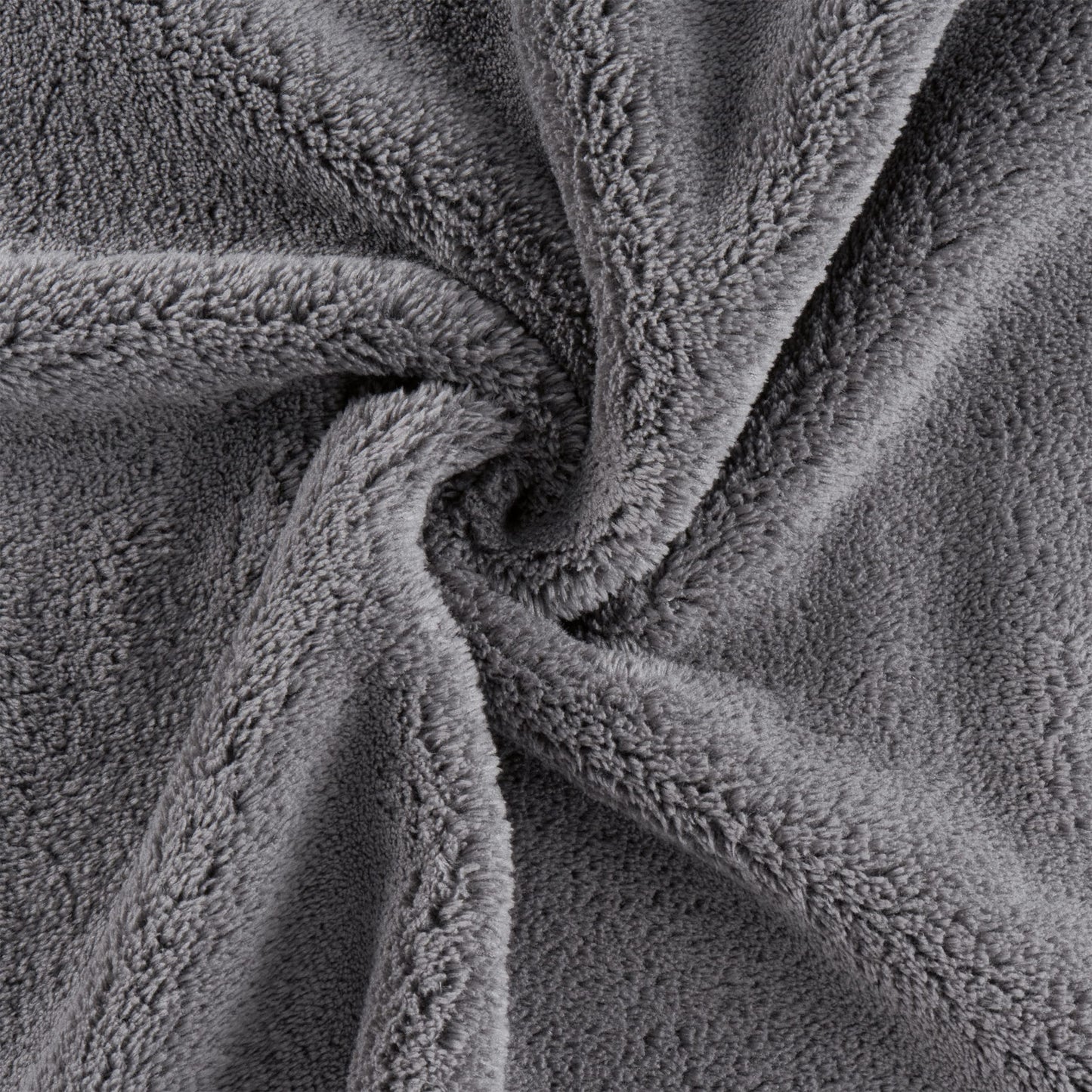 Arkwright Microfiber Coral Fleece Salon Towels Bulk - Case of 60 - Bleach Safe Resistant, Absorbent Hair Drying Towel Set, Perfect for Resort, Hotel, and Spa, 16 x 27 in, Grey