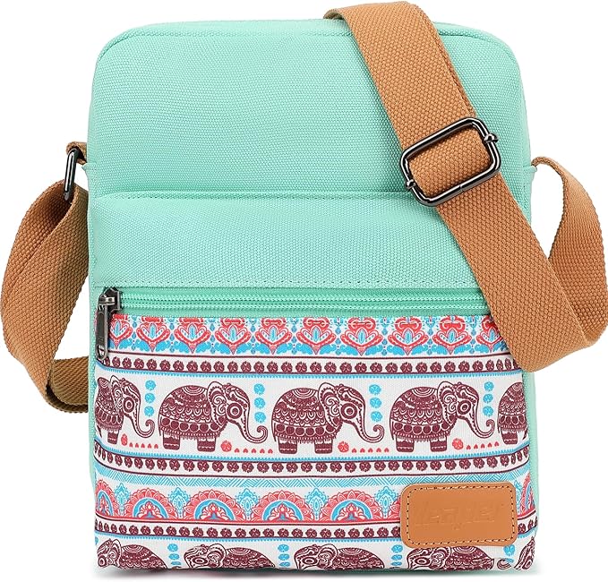 Leaper Girls Crossbody Purses for Kids 2 PCS Cross Body Bag Women Messenger Bag Girls Canvas Bag Cross Body Purse Set