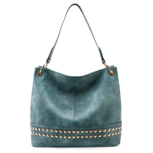 Montana West Large Hobo Bag Leather Purses and Handbags for Women Top Handle Shoulder Satchel Handbags Leather Tote Purse for Women MWC-047DTQ
