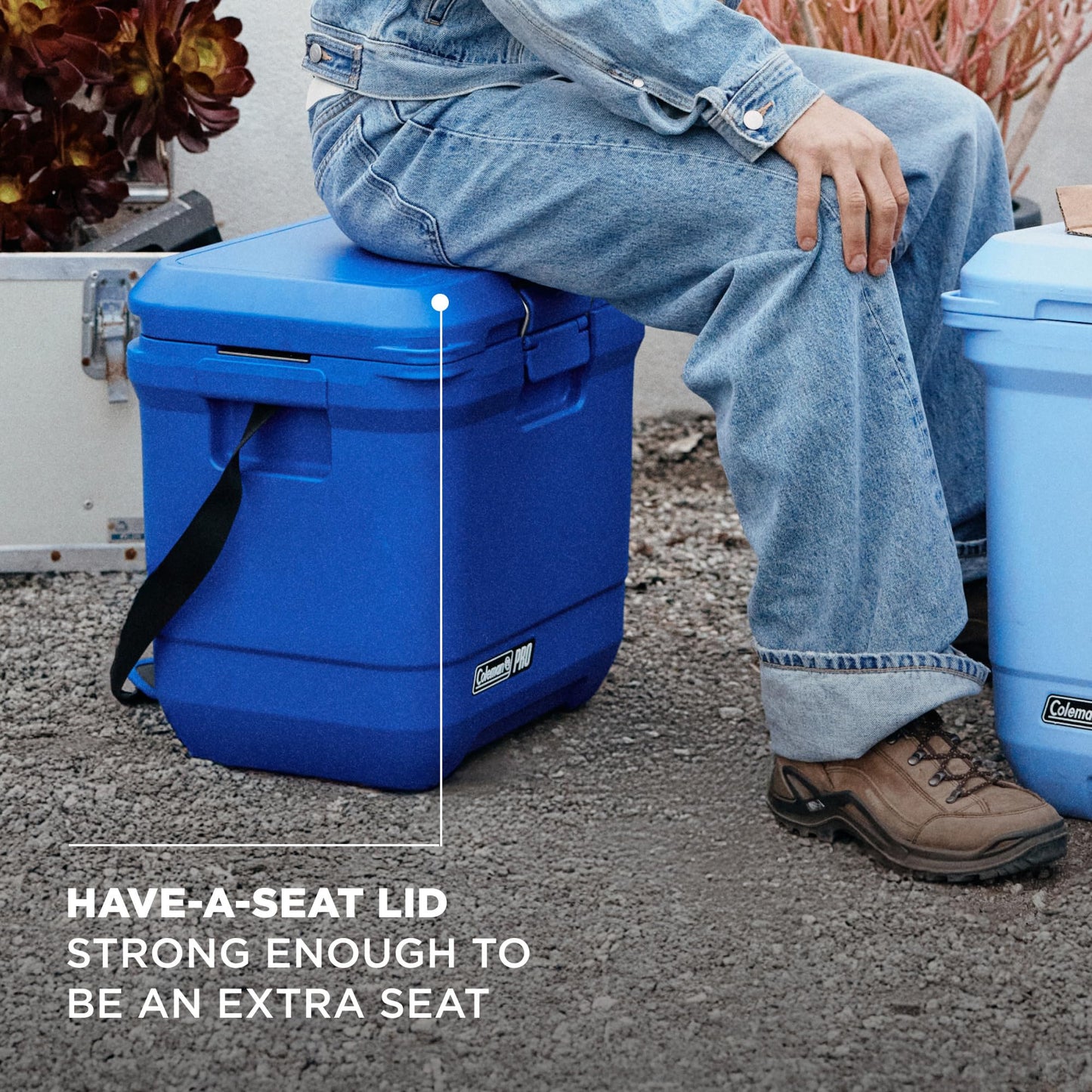 Coleman Pro Heavy-Duty 25qt Ultra-Light Premium Hard Cooler, Extra-Thick Insulation Keeps Ice up to 3 Days, 36-Can Capacity