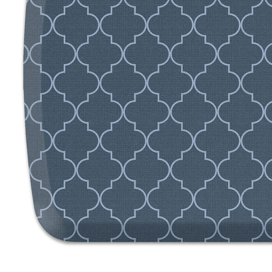 GelPro Elite Premier Anti-Fatigue Kitchen Comfort Floor Mat, 20x36, Trellis Deep Sea Stain Resistant Surface with Therapeutic Gel and Energy-Return Foam for Health & Wellness
