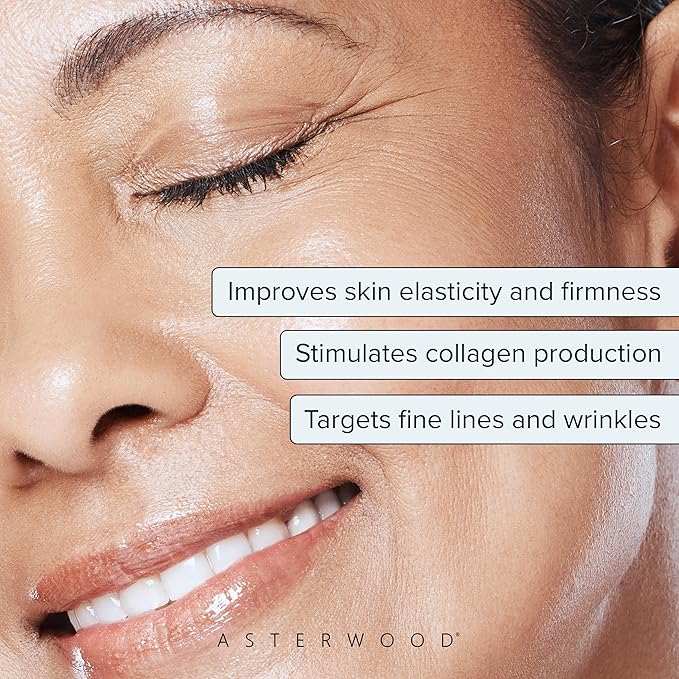Asterwood Copper Peptides Serum for Face - with GHK-Cu and Hyaluronic Acid - Anti-Aging Facial Serum - 1 Fl Oz