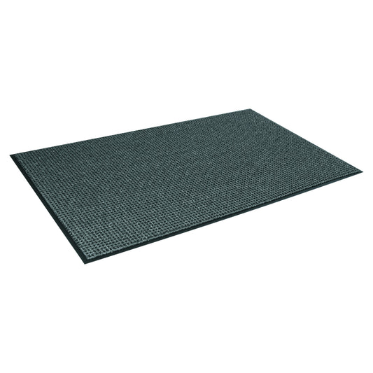 Crown Oxford Elite Wiper/Scraper Mat, 24 x 36, Black/Brown