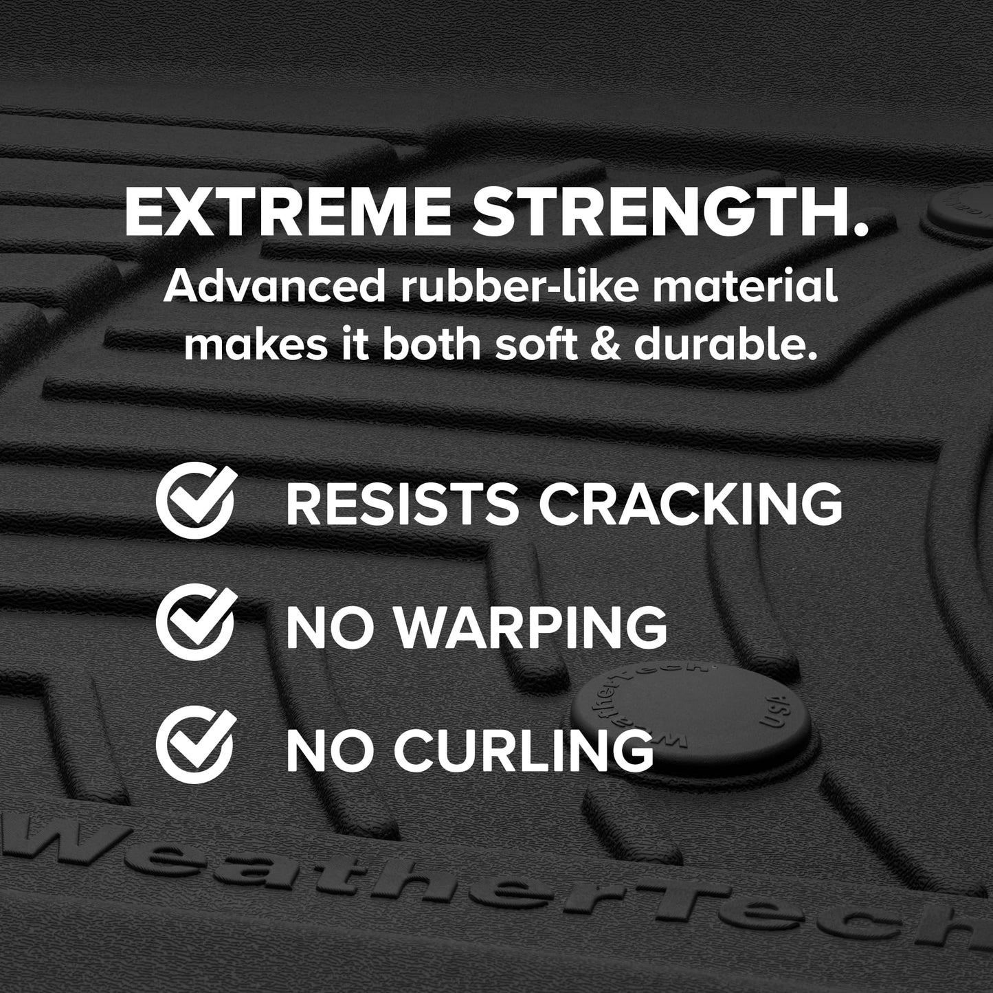 WeatherTech FloorLiner HP Custom Fit Floor Mats for Jeep Grand Cherokee, Grand Cherokee 4xe - 1st & 2nd Row (4416961-4417822IM), Black