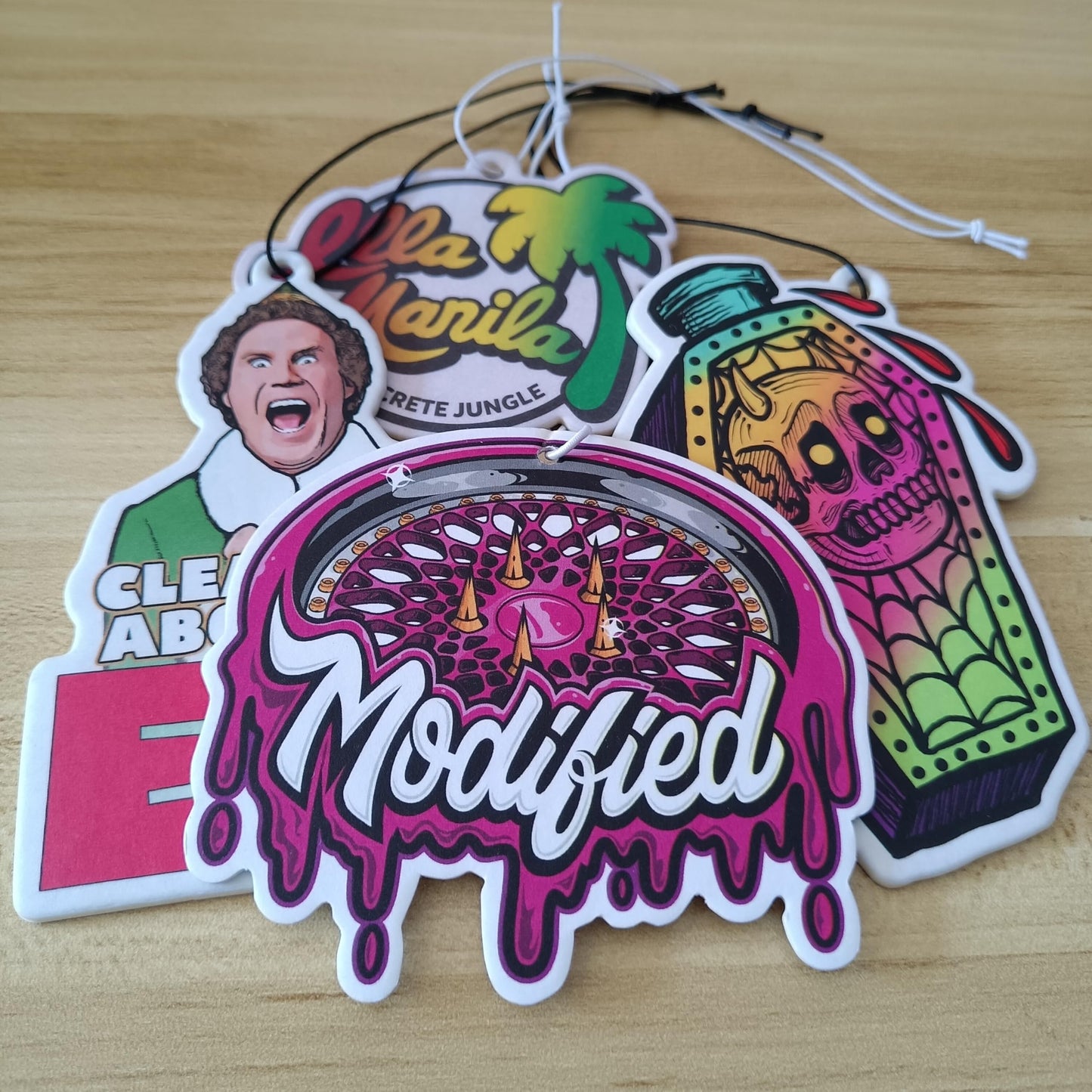 100PCS Bulk Custom Promotional Car Air Fresheners - Personalized Air Fresheners with Company Logo/Photo for Trade Shows & Brand Promotion