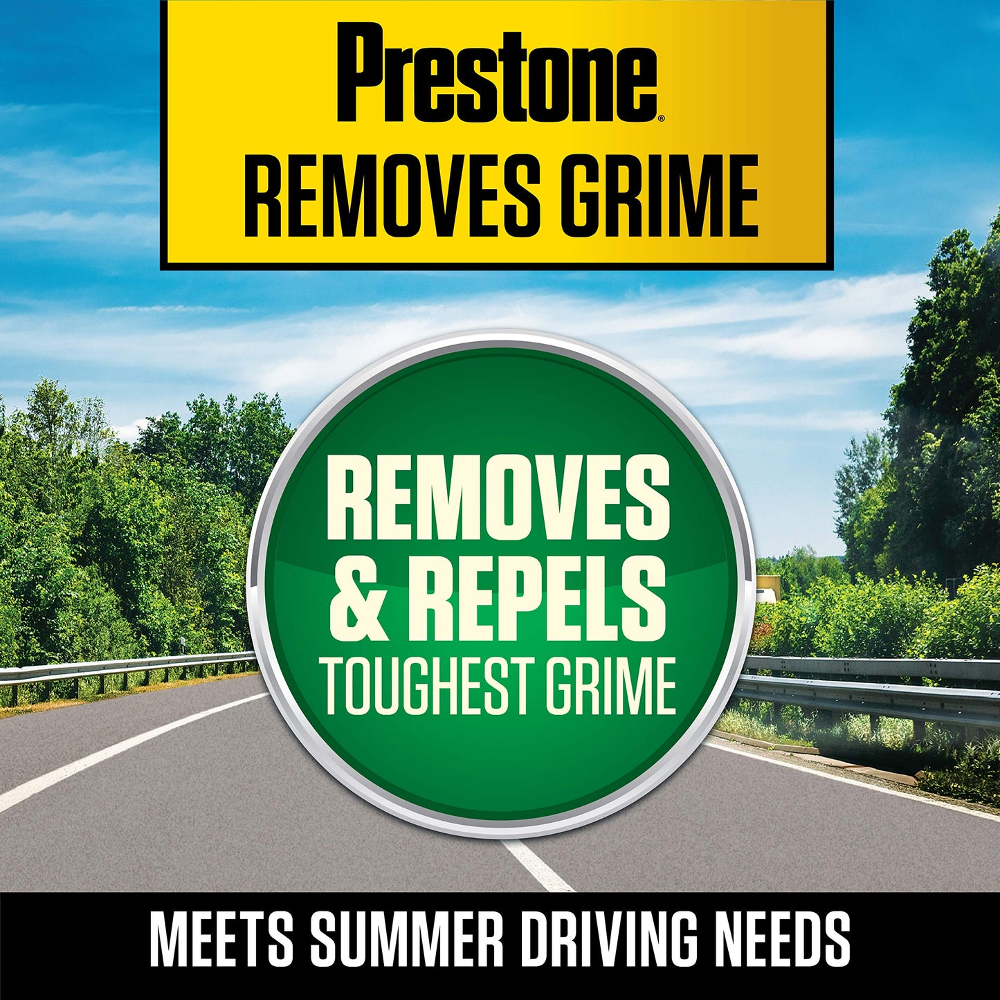 Prestone AS657-6PK Bug Wash Windshield Washer Fluid, 1 Gallon (Pack of 6)
