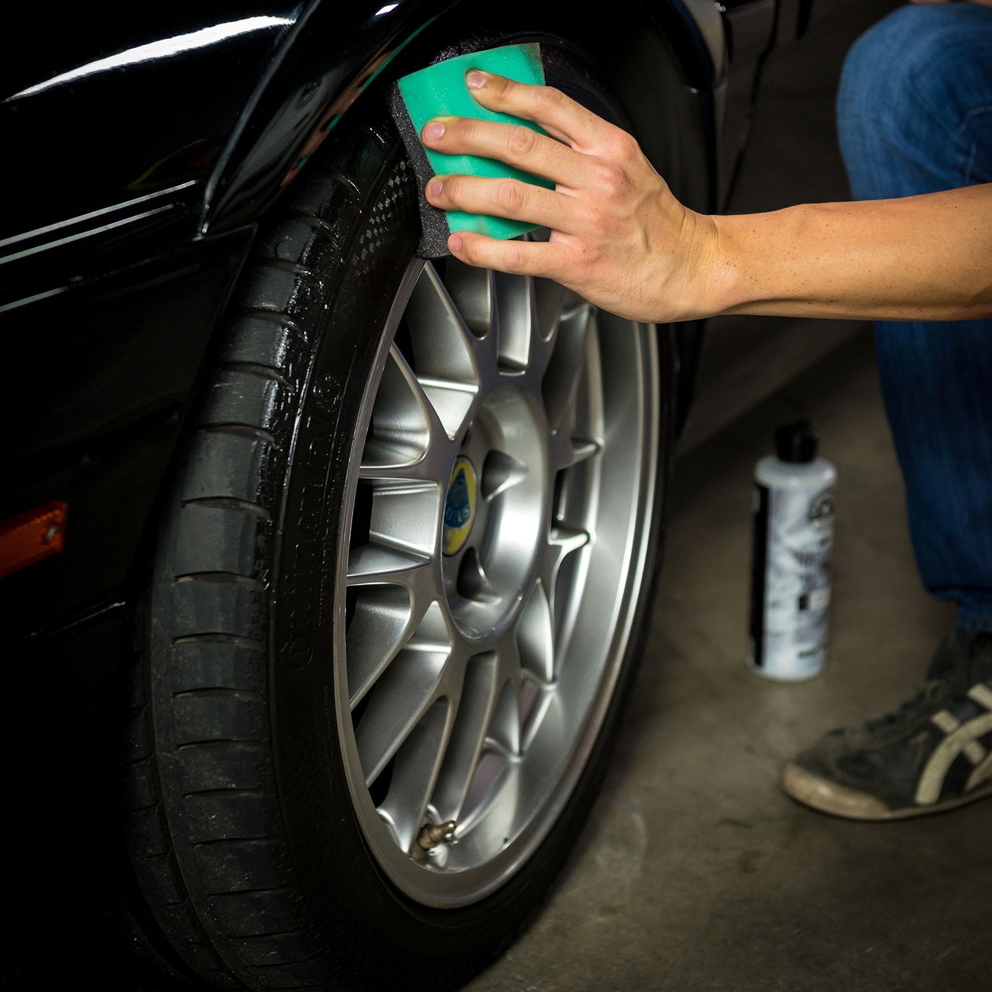 Chemical Guys Durafoam Contoured Large Tire Dressing Applicator with Wonder Wave, 2 Pack