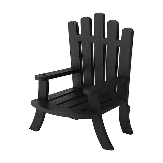 Durable Red Kids' Outdoor Adirondack Chair Weather-Resistant, Eco-Friendly Material, Perfect for Patio or Garden, Invincible Home Decor, Holiday Gifts Ornaments